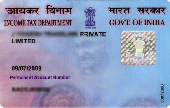 pan card india